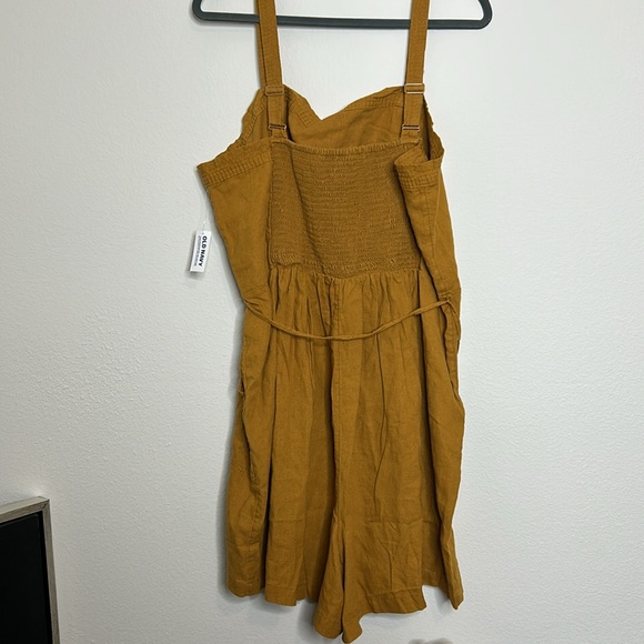 NWT Old Navy - XXL Tall Short Romper - Mustard Color - Picture 3 of 5